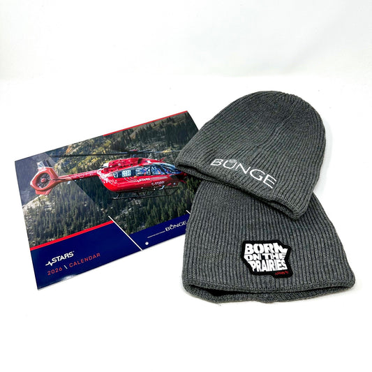 2026 Calendar & STARS/Bunge Born on the Prairies Beanie Bundle