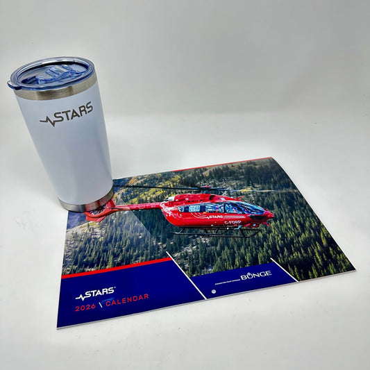 2026 Calendar& STARS/Bunge Travel Mug Bundle