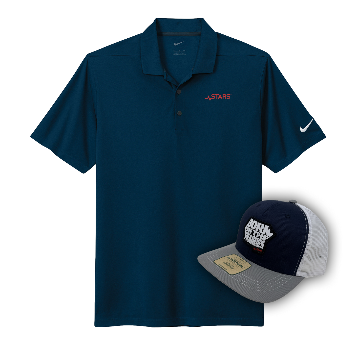 STARS Golf Polo & Trucker Cap Bundle