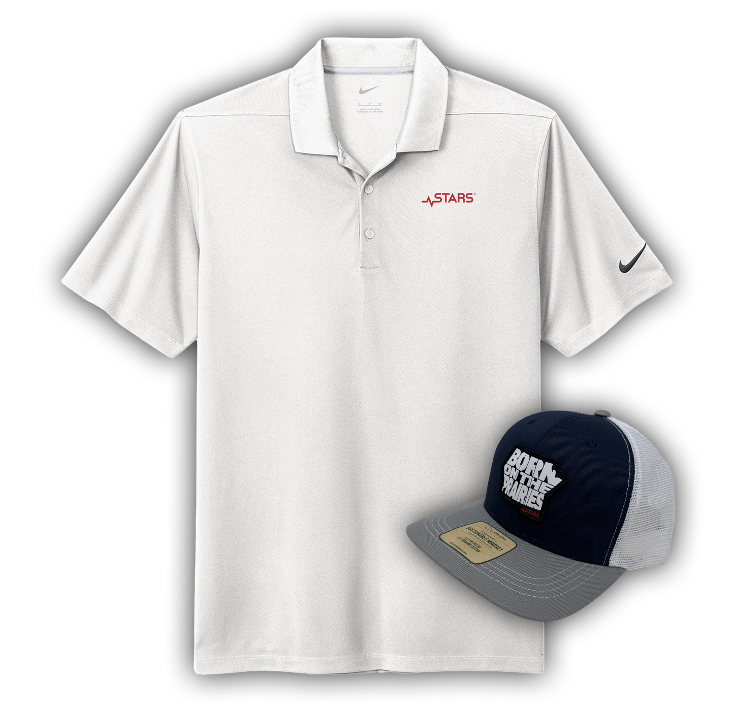 STARS Golf Polo & Trucker Cap Bundle