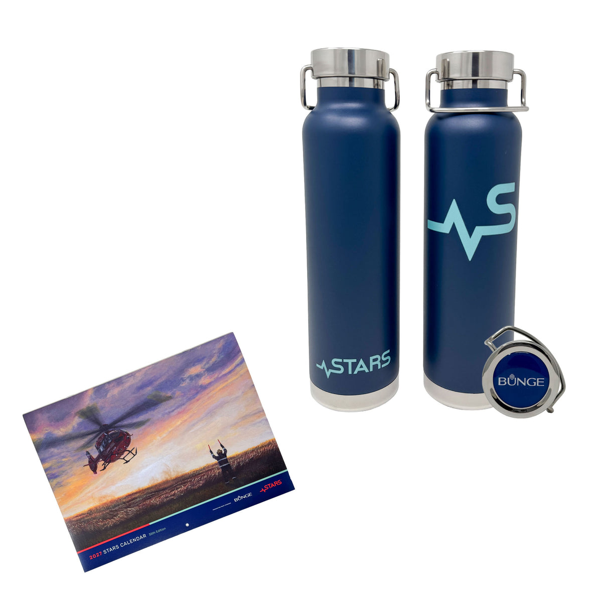 2027 Calendar & STARS/Bunge Water Bottle Bundle